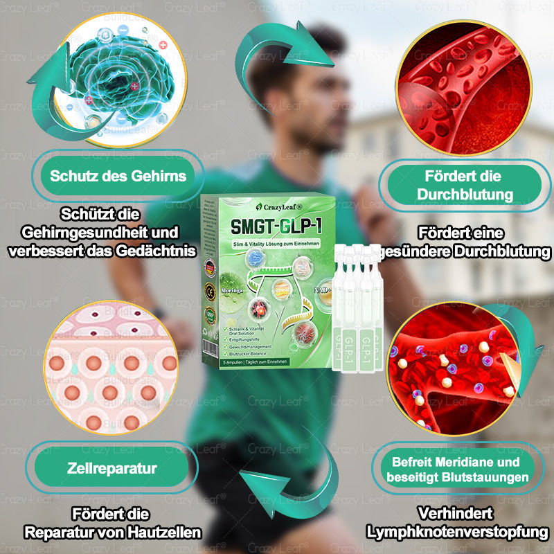 🔥👨⚕️Klinisch bestätigt | Offizieller Shop CrazyLeaf® GLP-1 Trinklösung – wirkt gezielt gegen hartnäckiges Gewicht, Bluthochdruck, Blutzucker, Fettleber, Gelenkschmerzen, Müdigkeit & schlaffe Haut – für mehr Gesundheit & Energie.