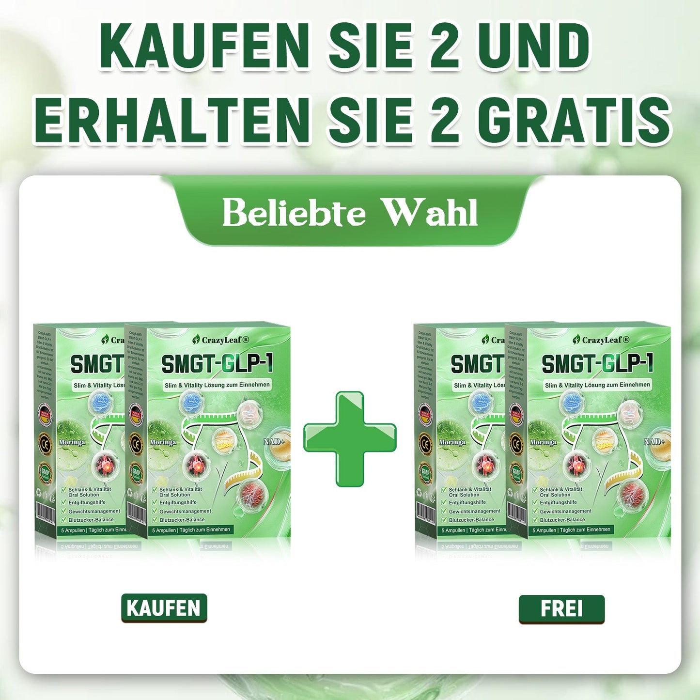🔥👨⚕️Klinisch bestätigt | Offizieller Shop CrazyLeaf® GLP-1 Trinklösung – wirkt gezielt gegen hartnäckiges Gewicht, Bluthochdruck, Blutzucker, Fettleber, Gelenkschmerzen, Müdigkeit & schlaffe Haut – für mehr Gesundheit & Energie.